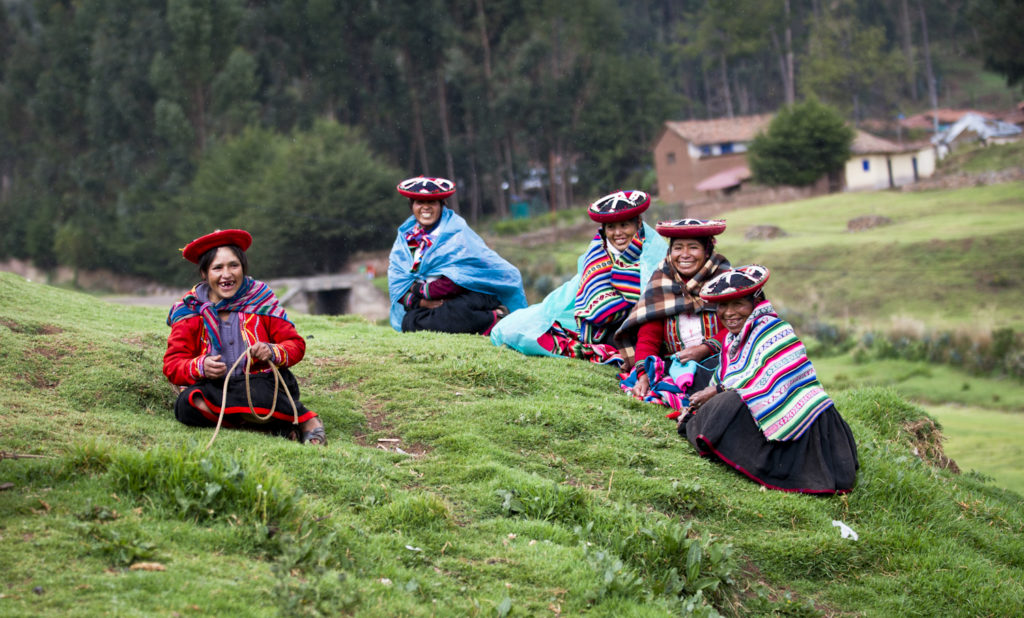 Women in Peru, Andes