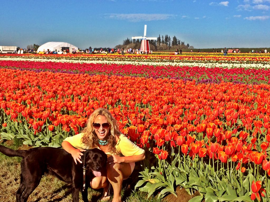 Where is Hannah The Bachelorette Standing in Tulips, Girl Who Travels the World