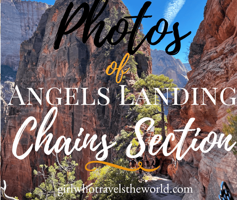 Photos of Angels Landing Chains Section